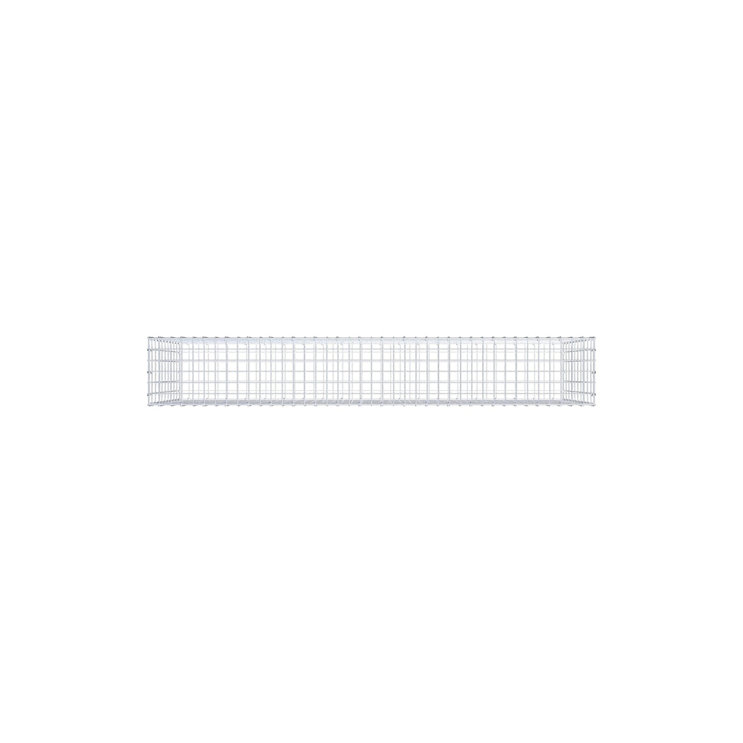 Gabion 200 cm x 100 cm x 30 cm (L x H x D), mesh size 5 cm x 10 cm, C-ring