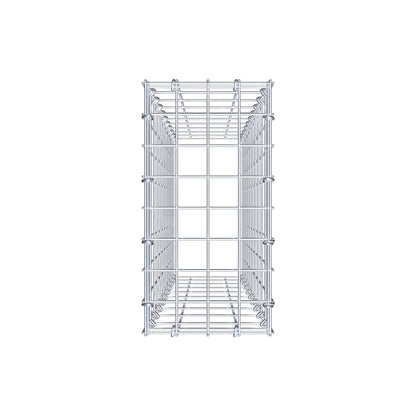 Mounted gabion type 3 100 cm x 20 cm x 40 cm (L x H x D), mesh size 5 cm x 10 cm, C-ring