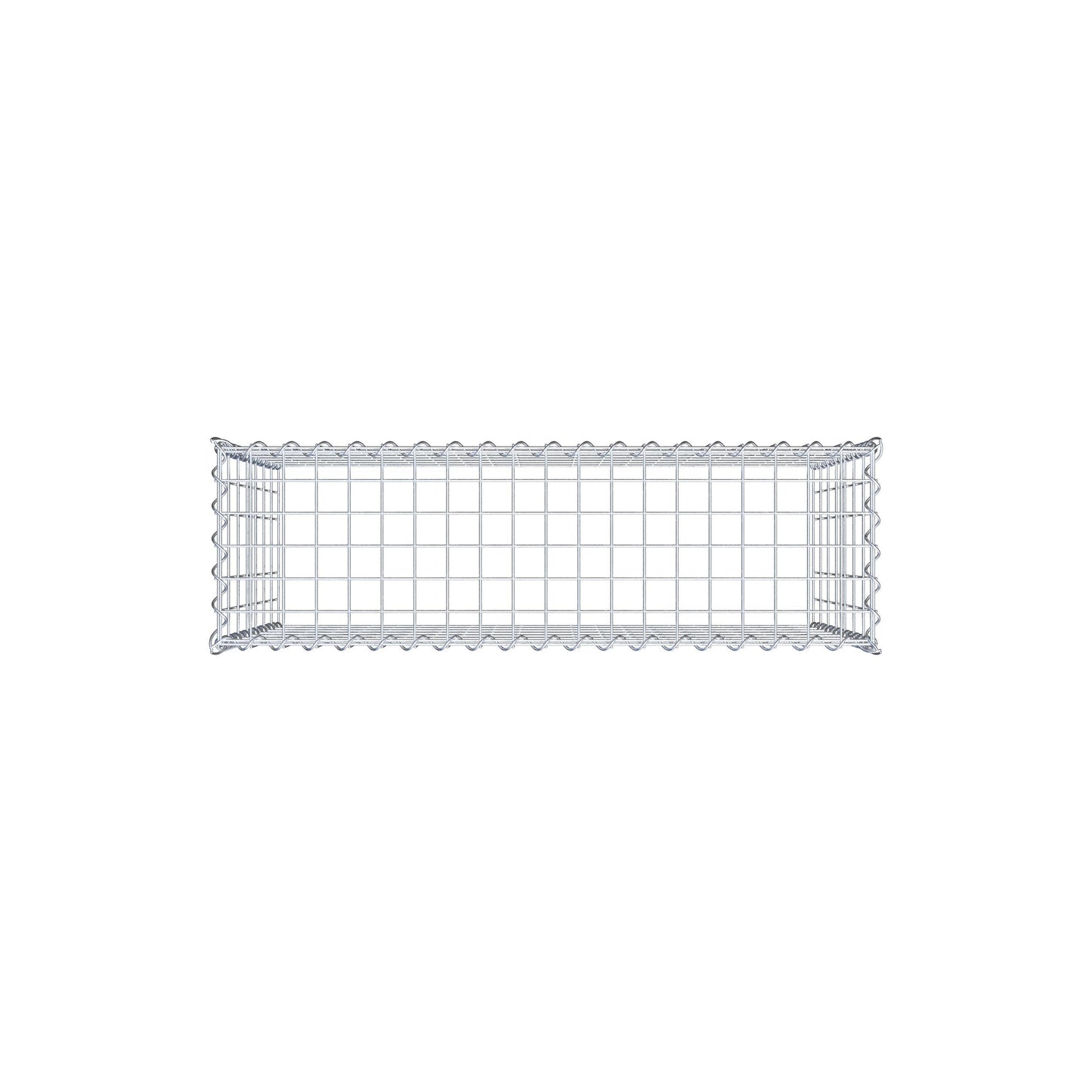 Anbaugabione Typ 3 100 cm x 70 cm x 30 cm (L x H x T), Maschenweite 5 cm x 10 cm, Spirale
