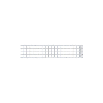 Anbaugabione Typ 4 100 cm x 30 cm x 20 cm (L x H x T), Maschenweite 5 cm x 10 cm, C-Ring