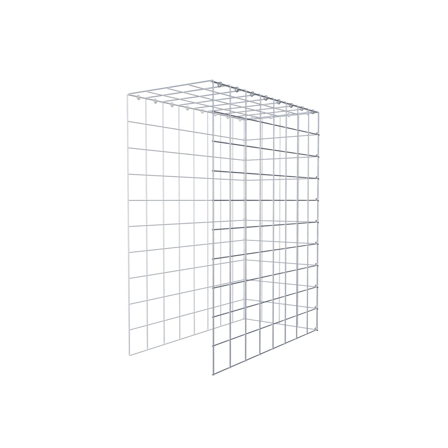 Anbaugabione Typ 4 100 cm x 80 cm x 40 cm (L x H x T), Maschenweite 10 cm x 10 cm, C-Ring