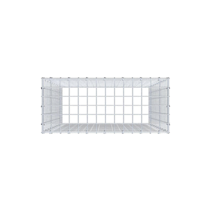 Anbaugabione Typ 3 100 cm x 70 cm x 30 cm (L x H x T), Maschenweite 5 cm x 5 cm, C-Ring