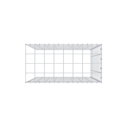 Anbaugabione Typ 4 100 cm x 80 cm x 40 cm (L x H x T), Maschenweite 10 cm x 10 cm, C-Ring