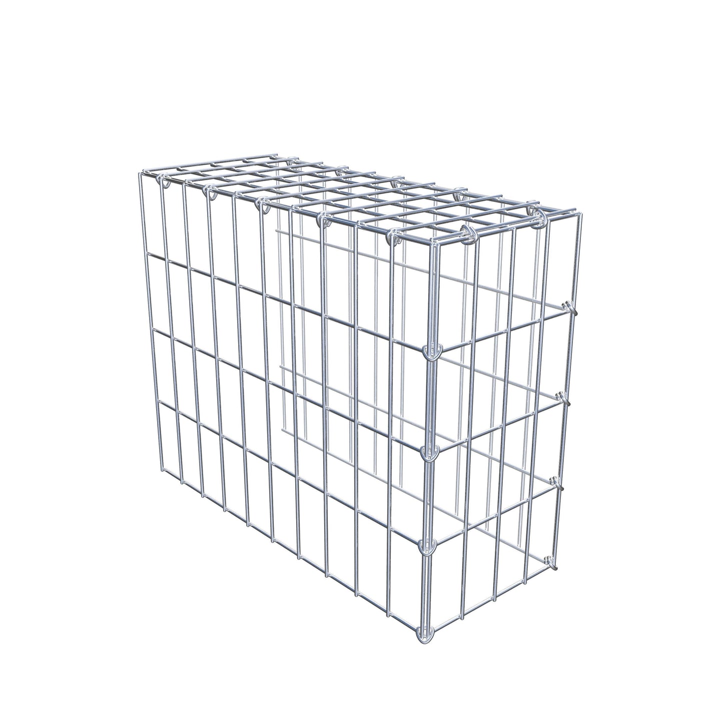 Fourche rapportée type 4 50 cm x 40 cm x 20 cm (L x H x P), mailles 5 cm x 10 cm, anneau C