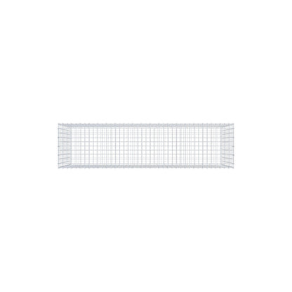 Gabion 200 cm x 100 cm x 50 cm (L x H x D), maskestørrelse 5 cm x 10 cm, C-ring
