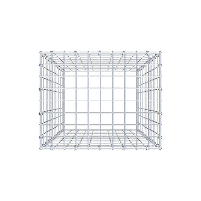 Gabbione aggiuntivo di tipo 3 100 cm x 50 cm x 40 cm (L x H x P), maglia 5 cm x 10 cm, anello a C
