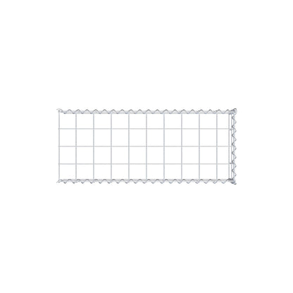 Opvokset gabion type 4 100 cm x 20 cm x 40 cm (L x H x D), maskestørrelse 10 cm x 10 cm, spiral