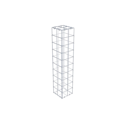Gabion 100 cm x 20 cm x 20 cm (L x H x D), maskstorlek 10 cm x 10 cm, C-ring