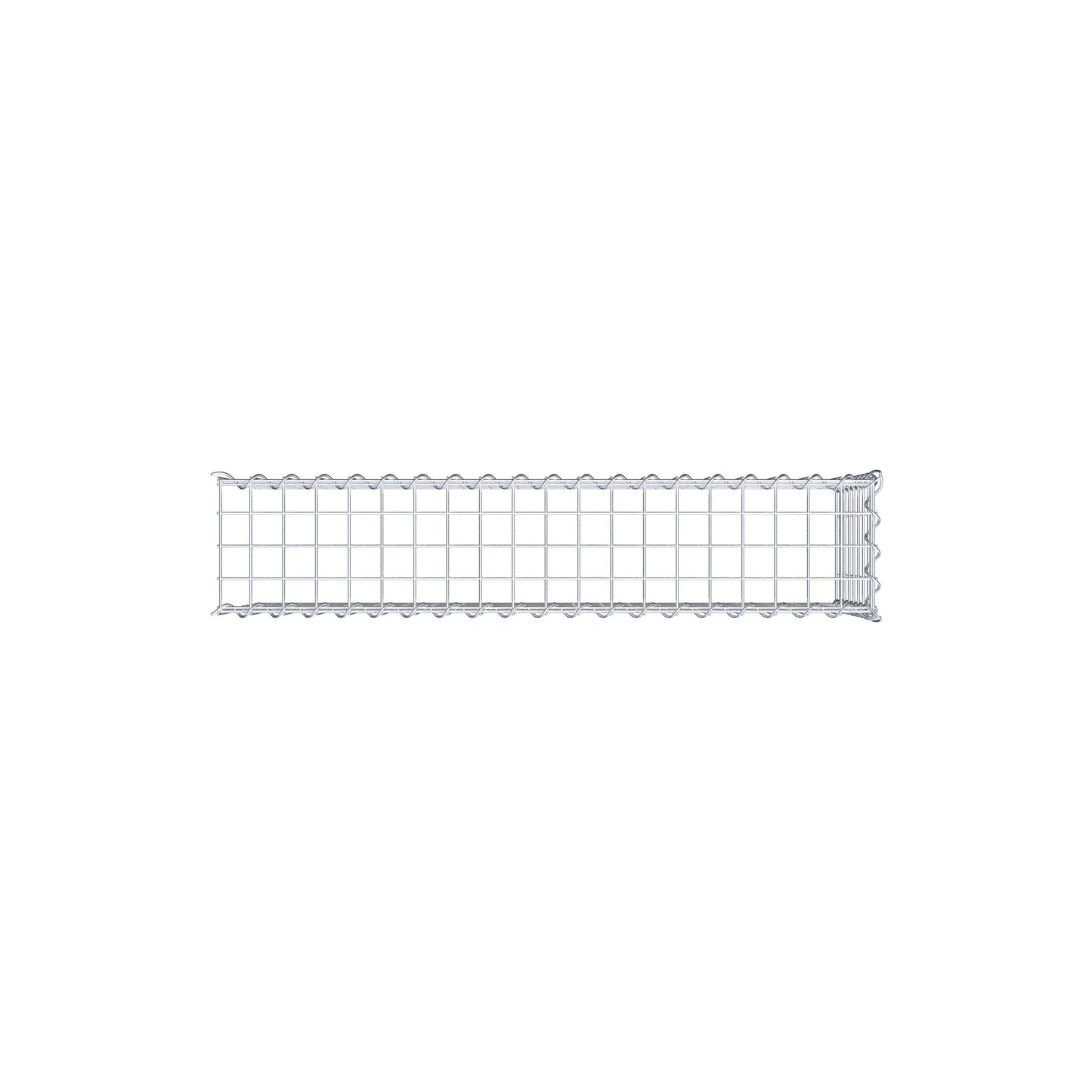 Extra gabion typ 4 100 cm x 40 cm x 20 cm (L x H x D), maskstorlek 5 cm x 5 cm, spiral