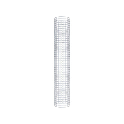 Gabionpelare rund 42 cm diameter, 230 cm höjd, maskstorlek 5 cm x 5 cm
