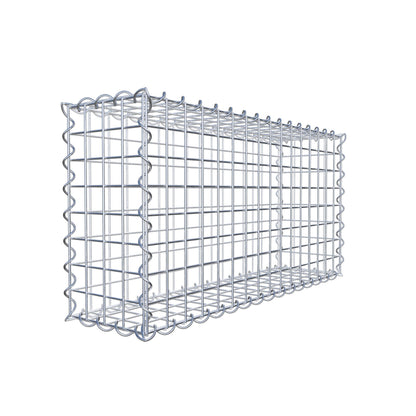 Gabion 80 cm x 40 cm x 20 cm (L x H x D), maskestørrelse 5 cm x 5 cm, spiral