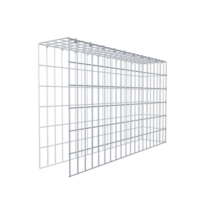Gavión complementario de tipo 4 100 cm x 60 cm x 20 cm (L x A x P), malla 5 cm x 10 cm, anillo en C