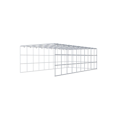 Gavión complementario de tipo 4 100 cm x 30 cm x 50 cm (L x A x P), malla 10 cm x 10 cm, anillo en C