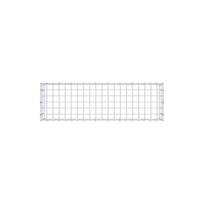 Mounted gabion type 3 100 cm x 20 cm x 30 cm (L x H x D), mesh size 5 cm x 10 cm, C-ring