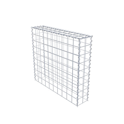 Anbaugabione Typ 3 100 cm x 90 cm x 20 cm (L x H x T), Maschenweite 10 cm x 10 cm, Spirale