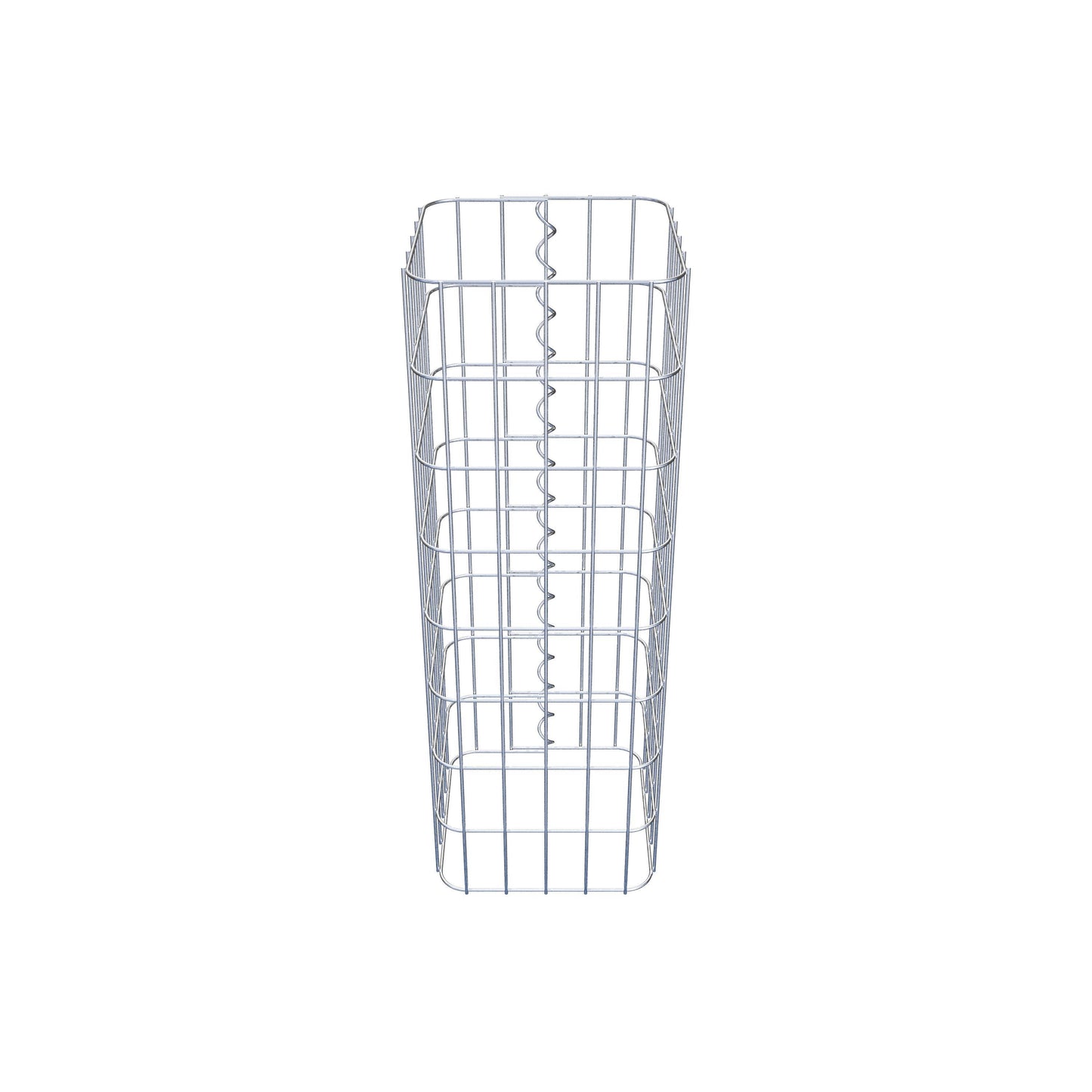 Gabionensäule eckig 27 cm x 27 cm, 80 cm Höhe, MW 5 cm x 10 cm