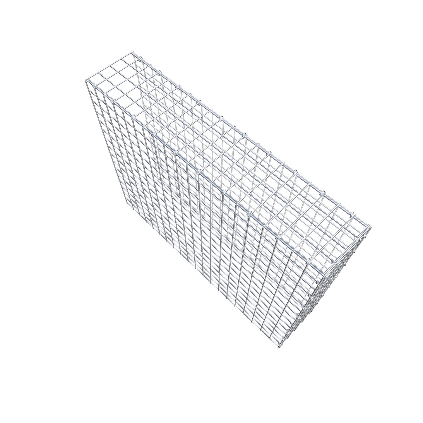 Anbaugabione Typ 4 100 cm x 80 cm x 20 cm (L x H x T), Maschenweite 5 cm x 5 cm, C-Ring