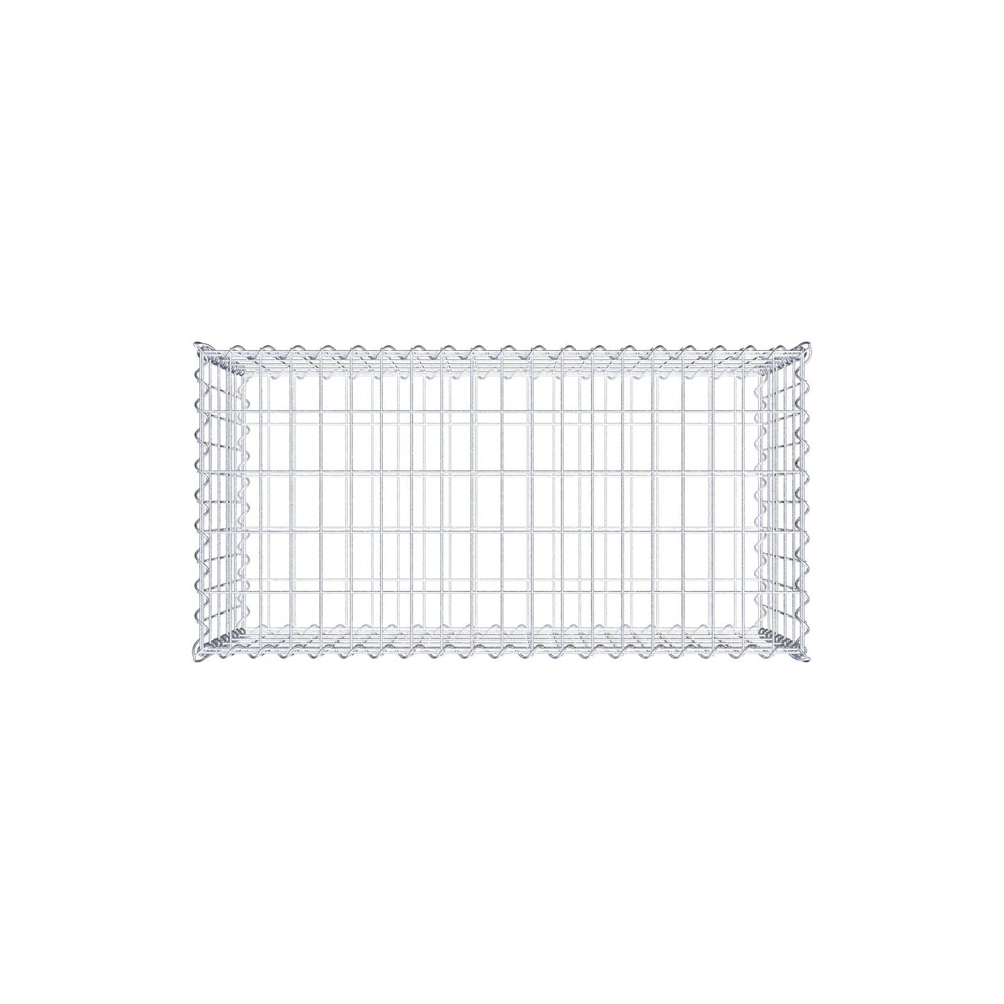 Schanskorf 100 cm x 50 cm x 50 cm (L x H x D), maaswijdte 5 cm x 10 cm, spiraal