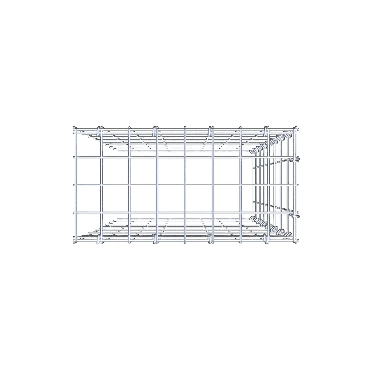 Pile aggiuntivo tipo 4 80 cm x 40 cm x 20 cm (L x H x P), maglia 5 cm x 10 cm, anello a C