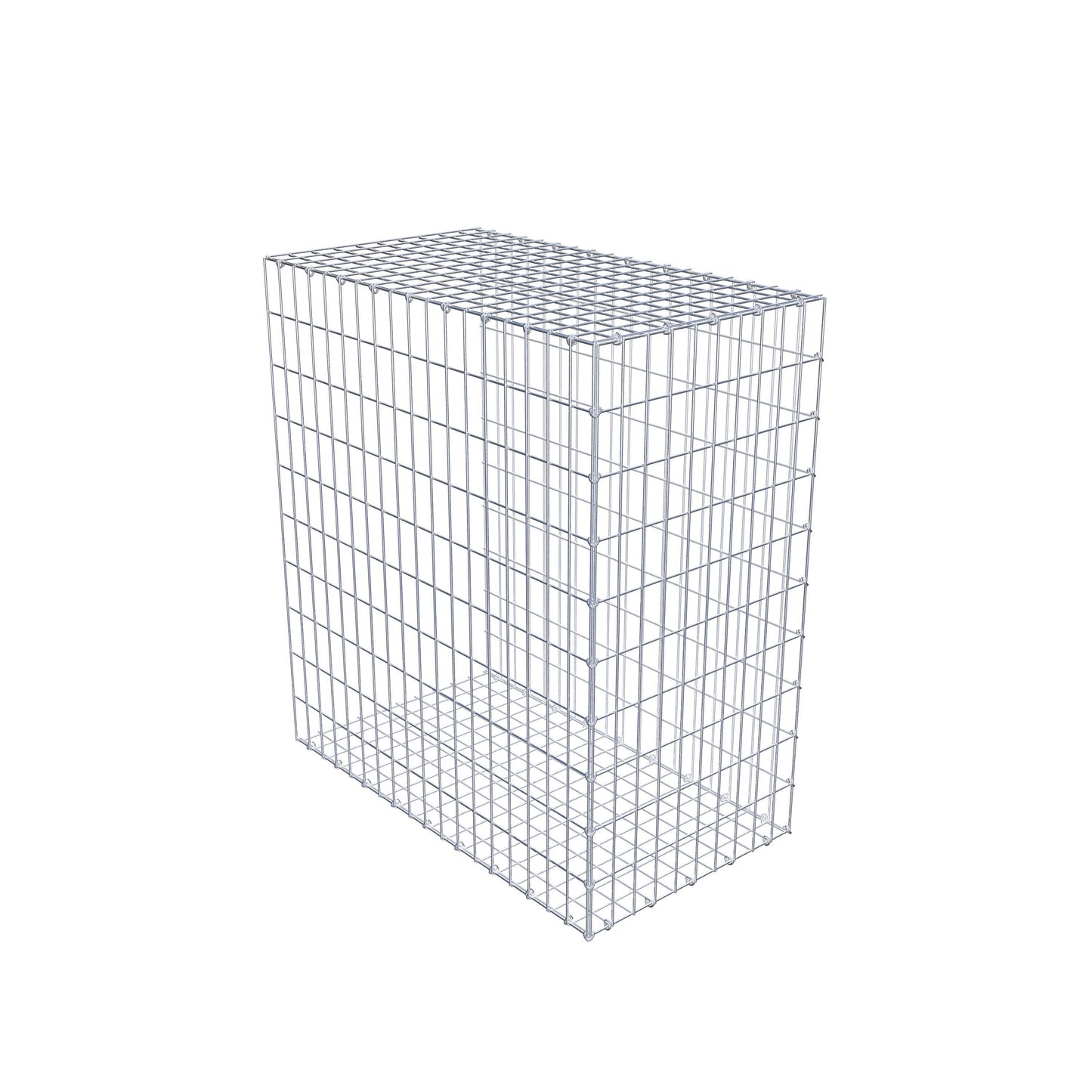 Monteret gabion type 2 100 cm x 90 cm x 50 cm, maskestørrelse 5 cm x 10 cm, C-ring