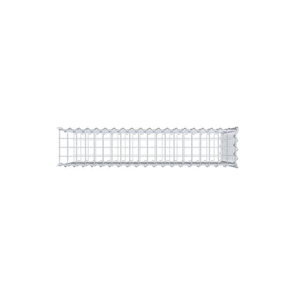 Gavión adulto tipo 2 100 cm x 60 cm x 20 cm (largo x alto x profundidad), tamaño de malla 5 cm x 5 cm, espiral