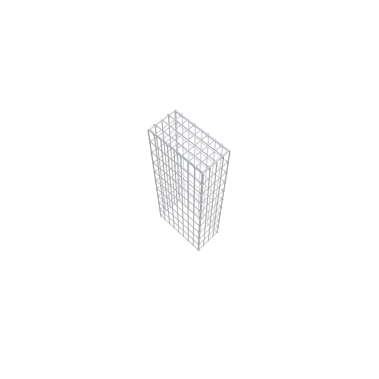 Anbaugabione Typ 3 100 cm x 40 cm x 20 cm (L x H x T), Maschenweite 5 cm x 10 cm, C-Ring