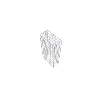 Anbaugabione Typ 3 100 cm x 40 cm x 20 cm (L x H x T), Maschenweite 5 cm x 10 cm, C-Ring
