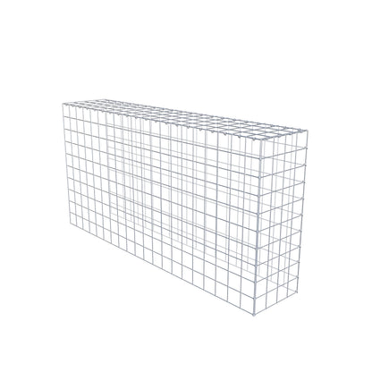 Anbaugabione Typ 4 200 cm x 100 cm x 40 cm (L x H x T), Maschenweite 10 cm x 10 cm, C-Ring