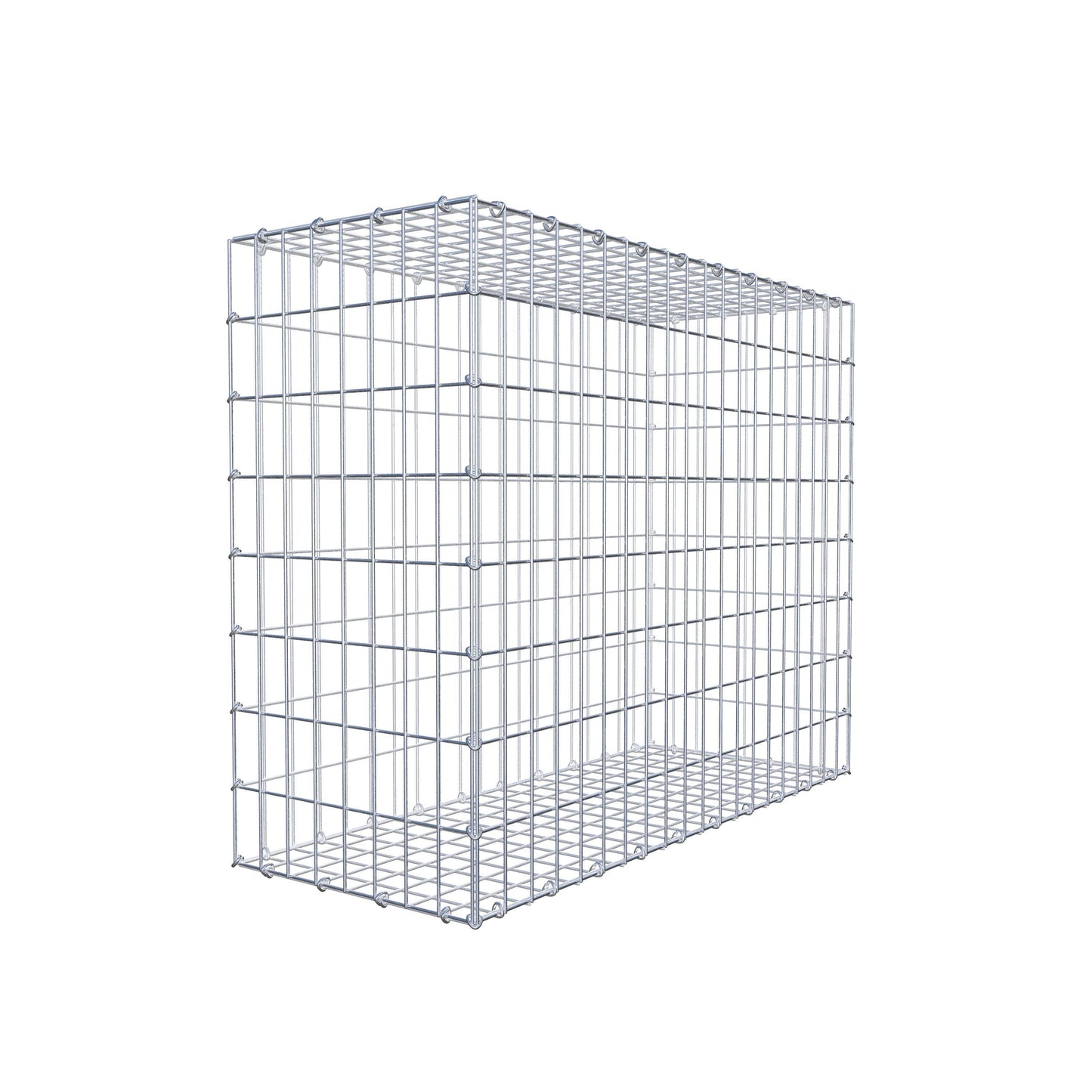Schanskorf 100 cm x 80 cm x 40 cm (L x H x D), maaswijdte 5 cm x 10 cm, C-ring
