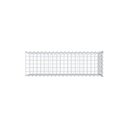 Aangegroeide schanskorf type 2 100 cm x 40 cm x 30 cm (L x H x D), maaswijdte 5 cm x 5 cm, spiraal