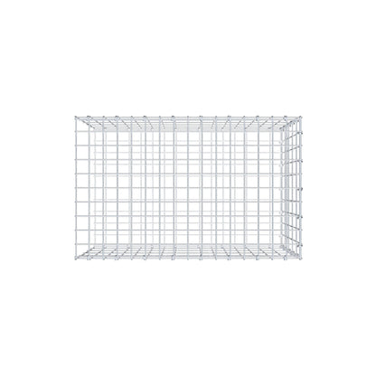 Anbaugabione Typ 2 80 cm x 50 cm x 50 cm, Maschenweite 5 cm x 10 cm, C-Ring