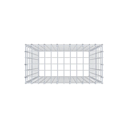 Gabbione aggiuntivo di tipo 3 100 cm x 60 cm x 30 cm (L x H x P), maglia 5 cm x 10 cm, anello a C