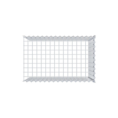 Anbaugabione Typ 4 80 cm x 50 cm x 50 cm (L x H x T), Maschenweite 5 cm x 5 cm, Spirale
