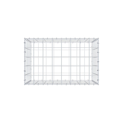 Gabion 80 cm x 50 cm x 50 cm (L x H x D), maskestørrelse 10 cm x 10 cm, C-ring