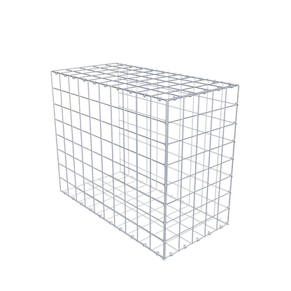 Type 2 oplegkorf 100 cm x 80 cm x 50 cm (L x H x D), maaswijdte 10 cm x 10 cm, C-ring