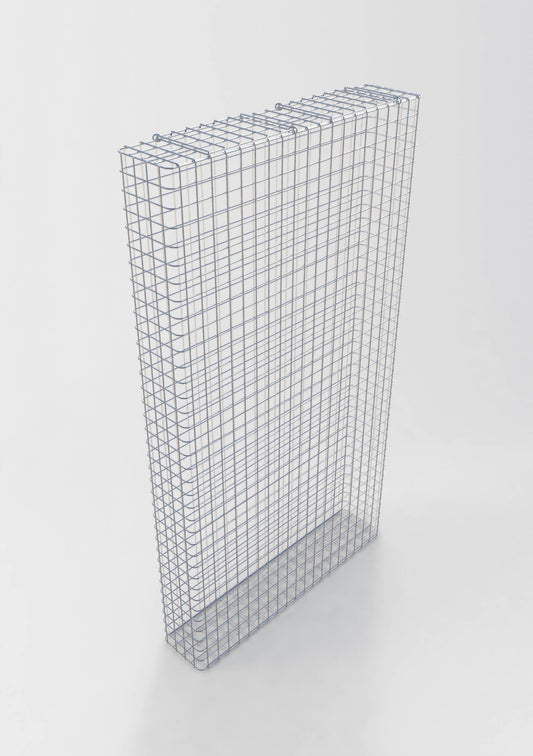 Gabbione zincato a caldo 102 cm x 182 cm x 22 cm, maglia 5 cm x 5 cm, presaldato