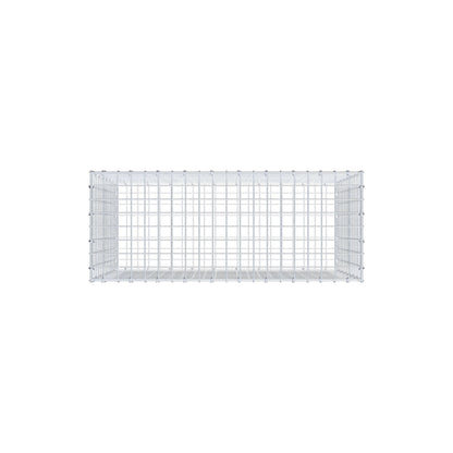 Gabion 100 cm x 70 cm x 40 cm (L x H x D), maskestørrelse 5 cm x 5 cm, C-ring