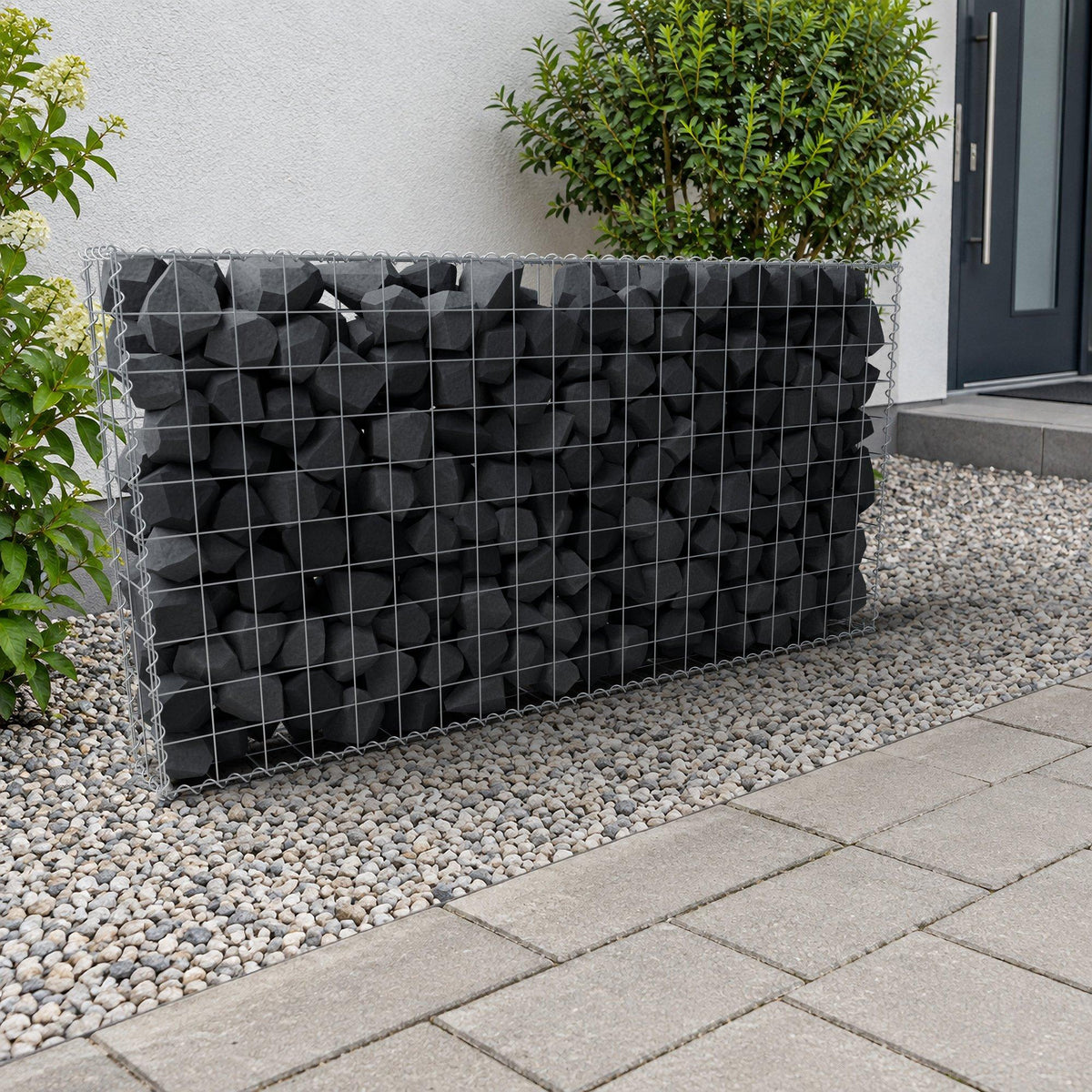 Gabion 200 cm x 100 cm x 20 cm (L x H x D), mesh size 10 cm x 10 cm, spiral