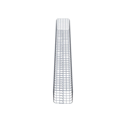 Gabionensäule eckig 27 cm x 27 cm, 200 cm Höhe, MW 5 cm x 5 cm