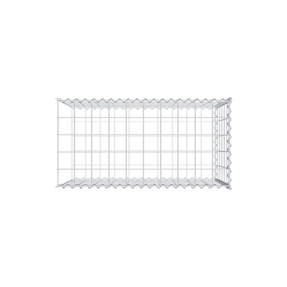 Gavión complementario tipo 2 100 cm x 60 cm x 50 cm (L x A x P), malla 10 cm x 10 cm, espiral