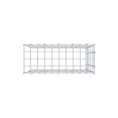 Gavión adicional tipo 4 50 cm x 50 cm x 20 cm (L x A x P), malla 5 cm x 10 cm, anillo en C