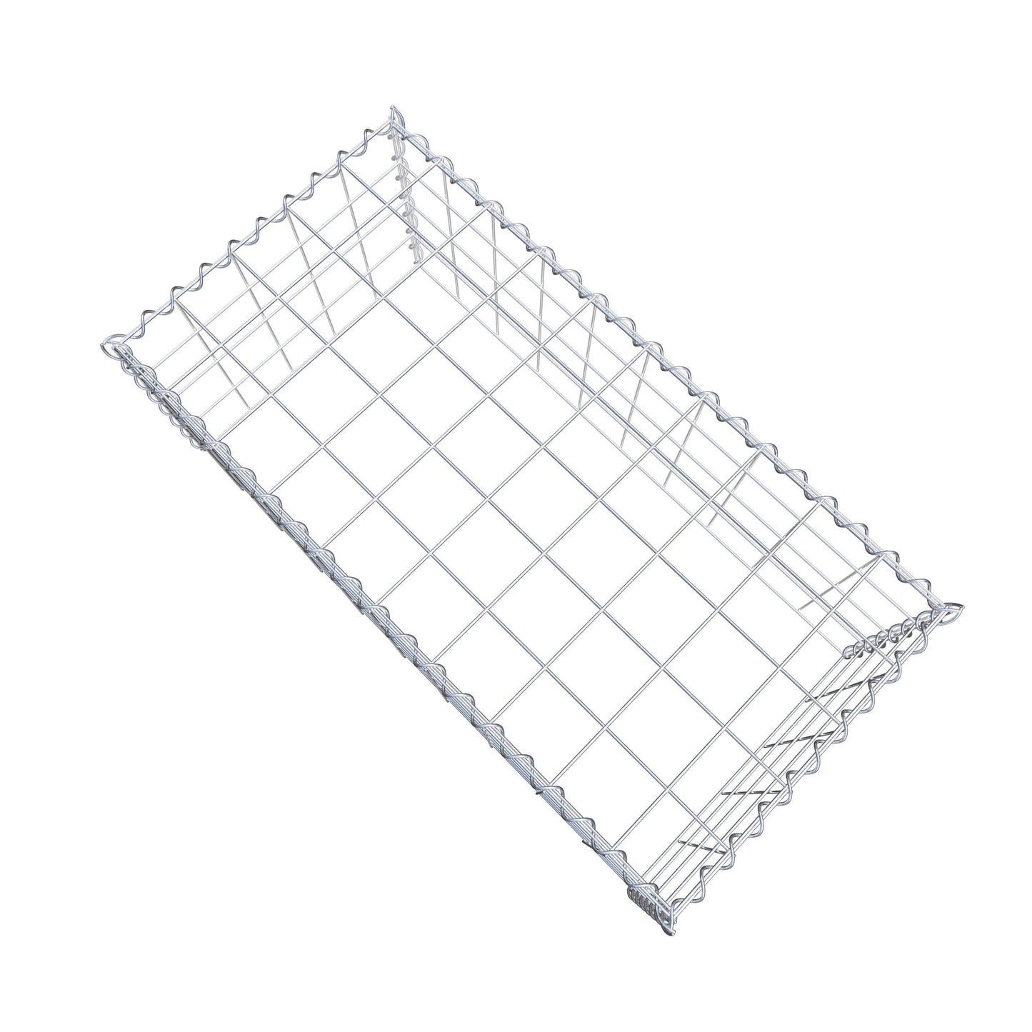 Gavión complementario tipo 3 100 cm x 40 cm x 50 cm (L x A x P), malla 10 cm x 10 cm, espiral