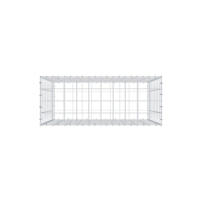 Gabion 100 cm x 90 cm x 40 cm (L x H x D), maskestørrelse 10 cm x 10 cm, C-ring