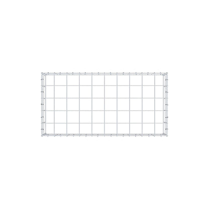 Monteret gabion type 3 100 cm x 20 cm x 50 cm (L x H x D), maskestørrelse 10 cm x 10 cm, C-ring
