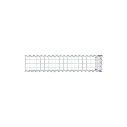 Gabion rapporté type 4 100 cm x 60 cm x 20 cm (L x H x P), mailles 5 cm x 10 cm, spirale