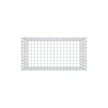 Gabbione aggiuntivo di tipo 3 100 cm x 80 cm x 50 cm (L x H x P), maglia 5 cm x 10 cm, anello a C