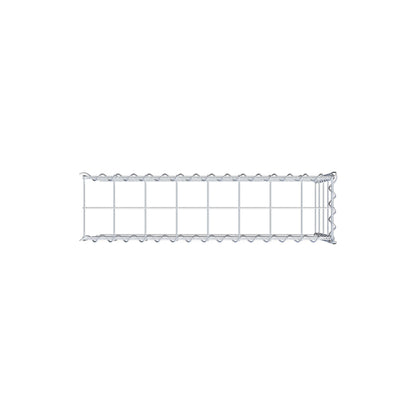 Gabbione aggiuntivo tipo 4 80 cm x 40 cm x 20 cm (L x H x P), dimensione maglia 10 cm x 10 cm, a spirale