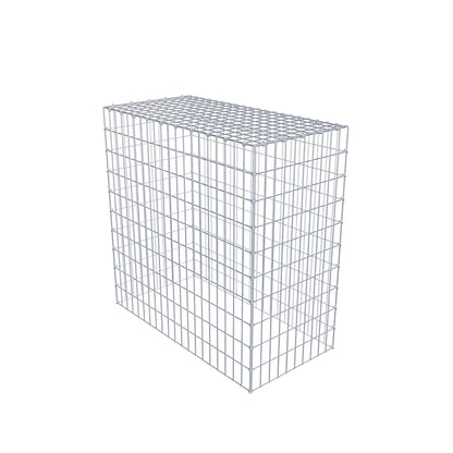 Gabbione aggiuntivo tipo 3 100 cm x 100 cm x 50 cm (L x H x P), maglia 5 cm x 10 cm, anello a C