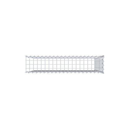 Gavión complementario tipo 4 100 cm x 90 cm x 20 cm (L x A x P), malla 5 cm x 5 cm, espiral