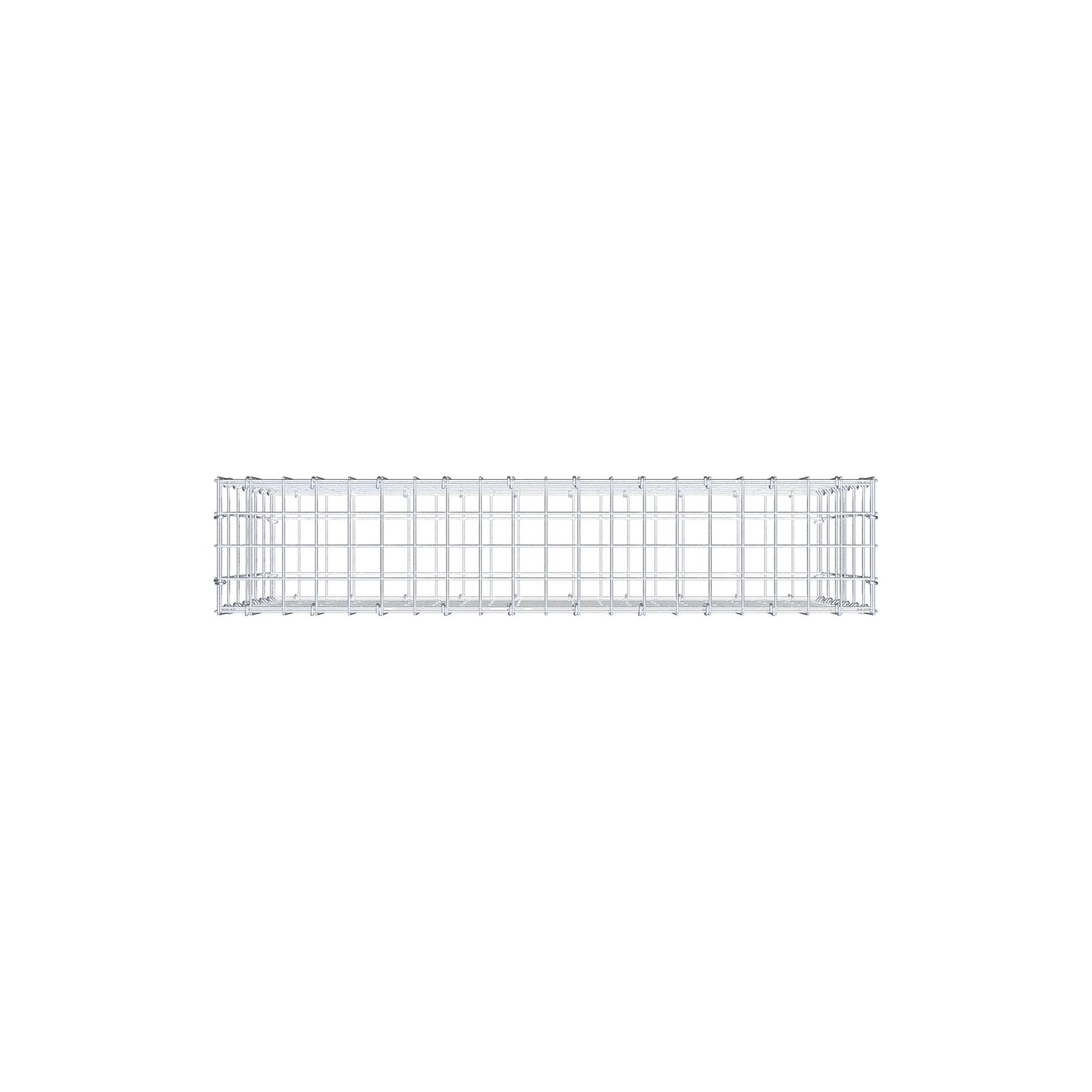 Gabione 100 cm x 60 cm x 20 cm (L x H x T), Maschenweite 5 cm x 10 cm, C-Ring